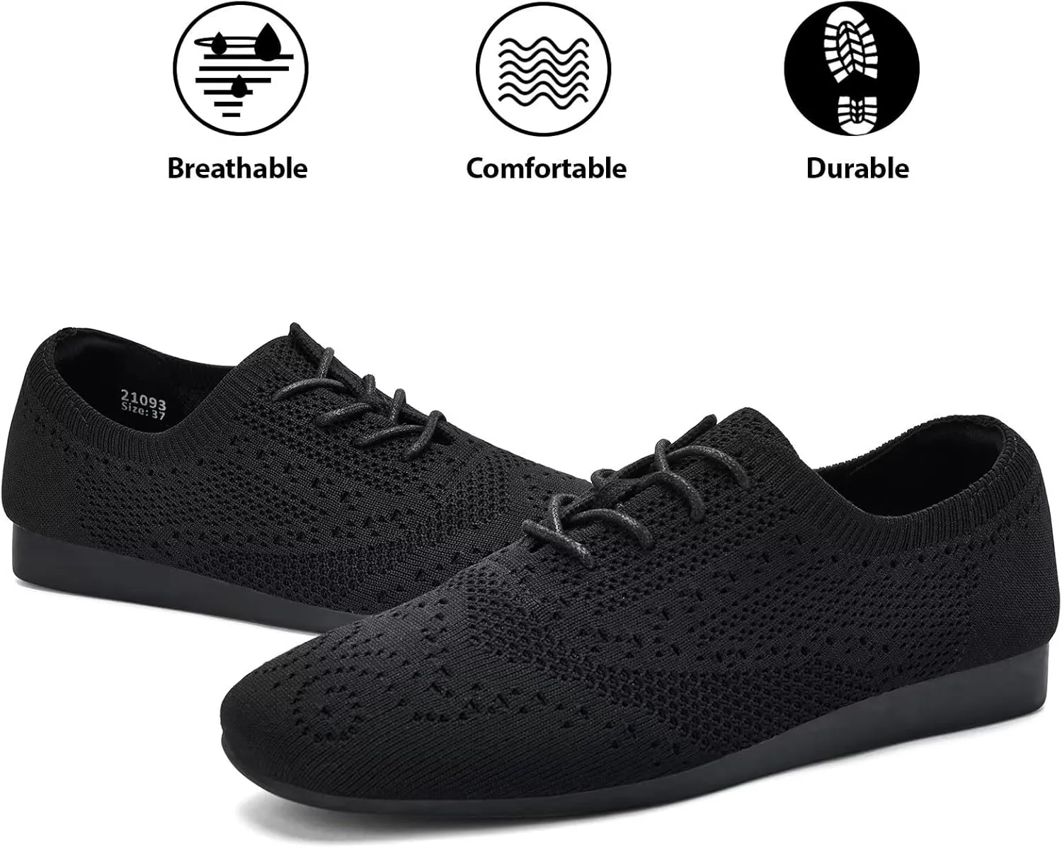 TIOSEBON Women's Oxford Flats Vintage Brogue Loafer Classic Dress Shoes
