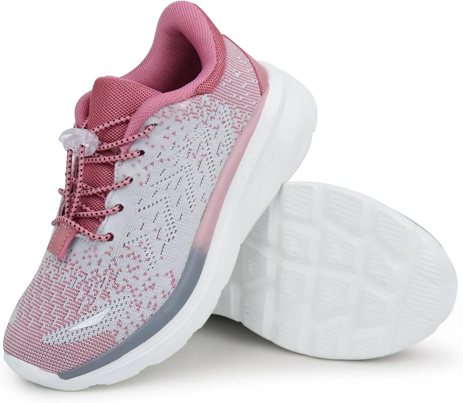 Tobfis Boys Girls Kids Arch Support Bungee Tennis Athletic Running Shoes Lightweight Breathable School Walking Sneakers(Toddler/Little Kid/Big Kid)