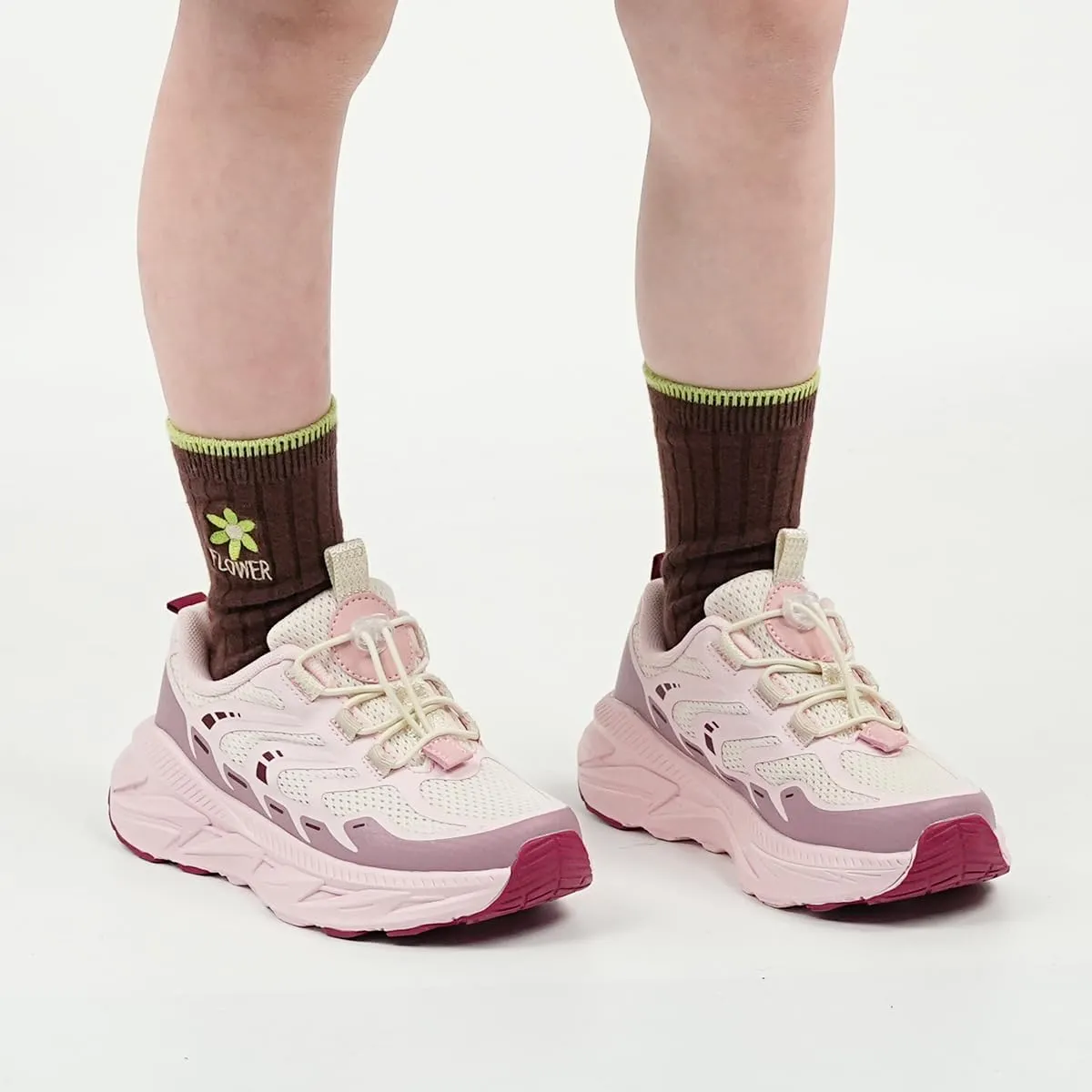 Tobfis Kids Boys Girls Arch Support Bungee Trail Running Tennis Hiking Athletic Shoes Lightweight Breathable Walking Sneakers(Toddler/Little Kid/Big Kid)