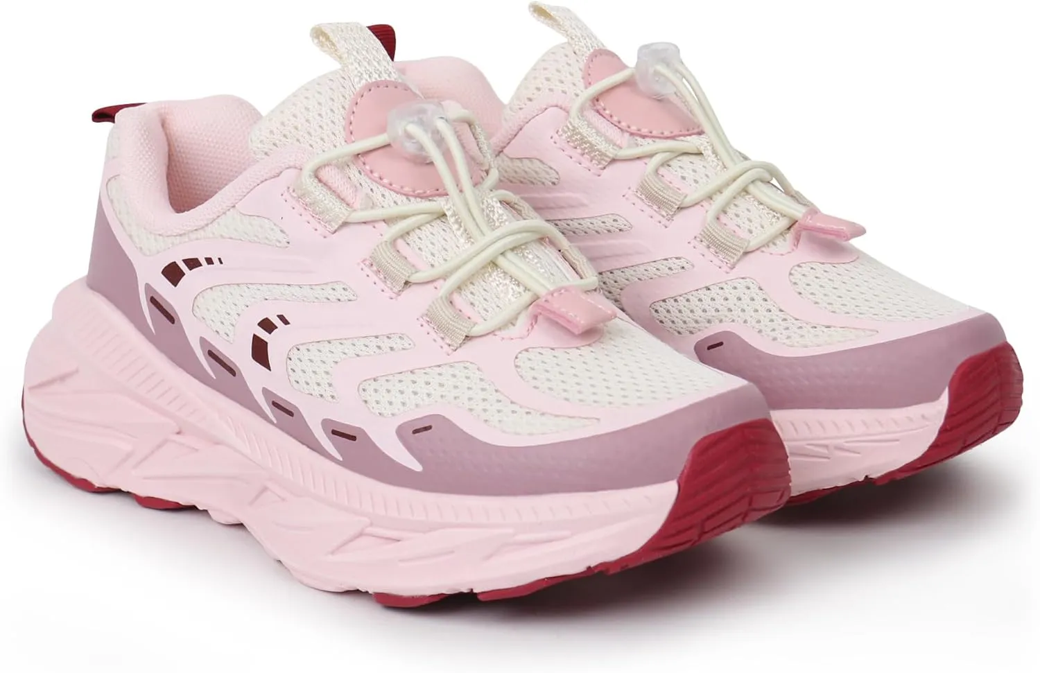 Tobfis Kids Boys Girls Arch Support Bungee Trail Running Tennis Hiking Athletic Shoes Lightweight Breathable Walking Sneakers(Toddler/Little Kid/Big Kid)