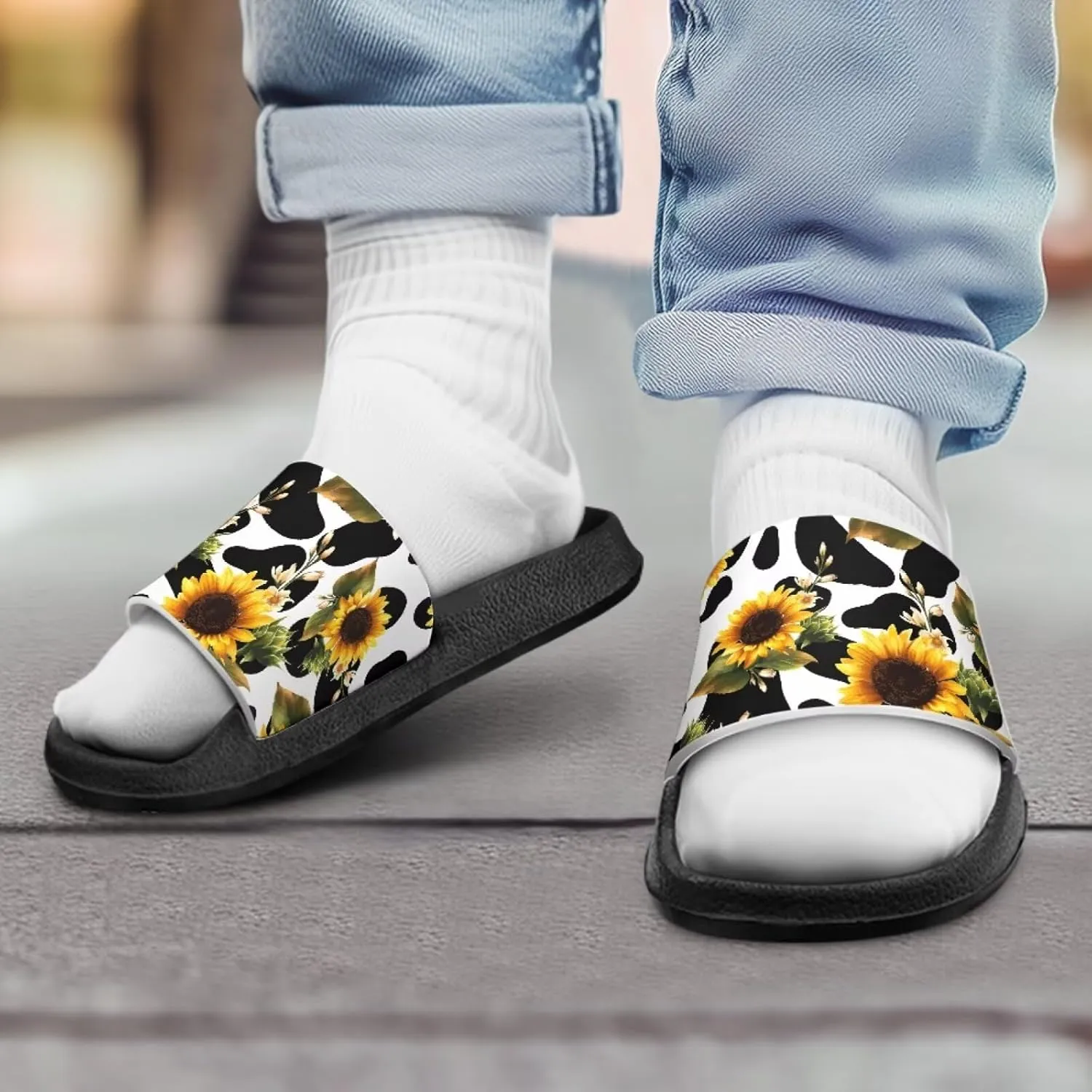 Toddler Little Kid Beach Pool Shower Slides Anti-Skid Home Bath Slippers Cute Summer Outdoor Shoes