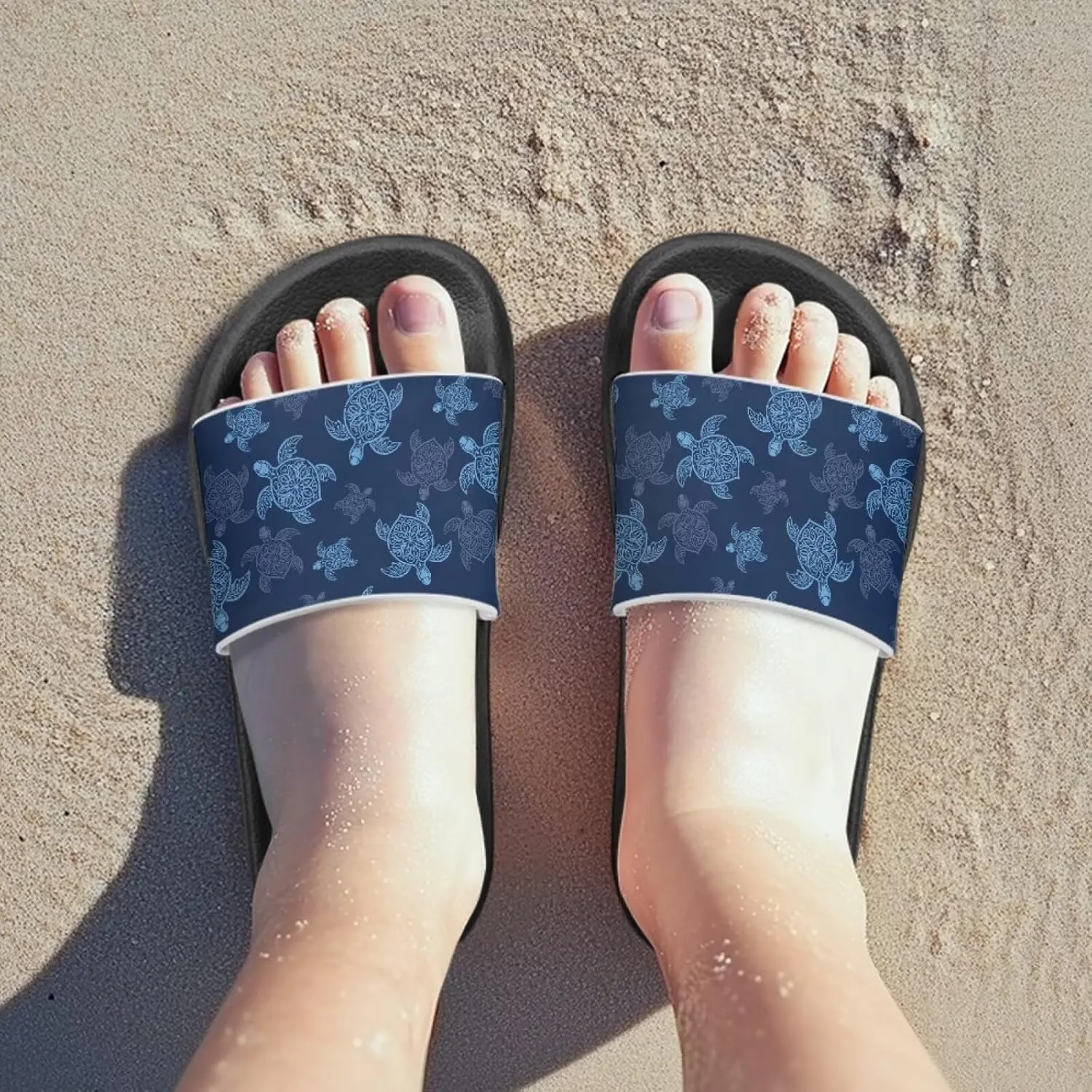 Toddler Little Kid Beach Pool Shower Slides Anti-Skid Home Bath Slippers Cute Summer Outdoor Shoes