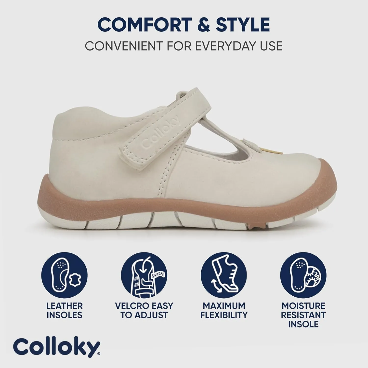 Toddler Mary Jane Shoes - Elegant Ballet Flats for Little Girls with Comfortable Support & Perfect for First Steps