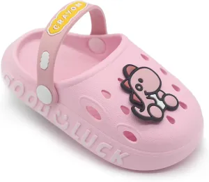 Toddler Shoes 0-15 yrs Girls Boys Clogs Baby Girl Sandals Baby Boy Sandals Garden Shoes Dinosaur Cartoon Slides Slip-Resistance Beach Slipper Toddler Little Kid Big Kid