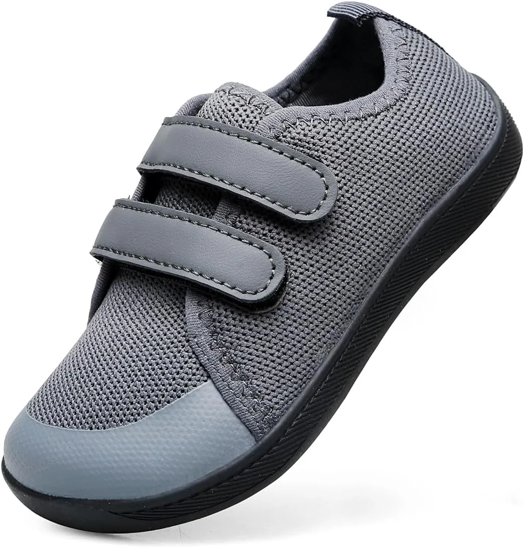 Toddler/Little Kid Barefoot Shoes Wide Toe Box Zero Drop Minimalist Sneakers Boys Girls Splay Naturally Outdoor Activities Walking Shoes