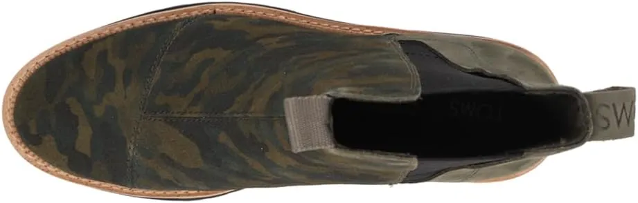 TOMS Womens Forest Camouflage Dakota Casual Boots - Green