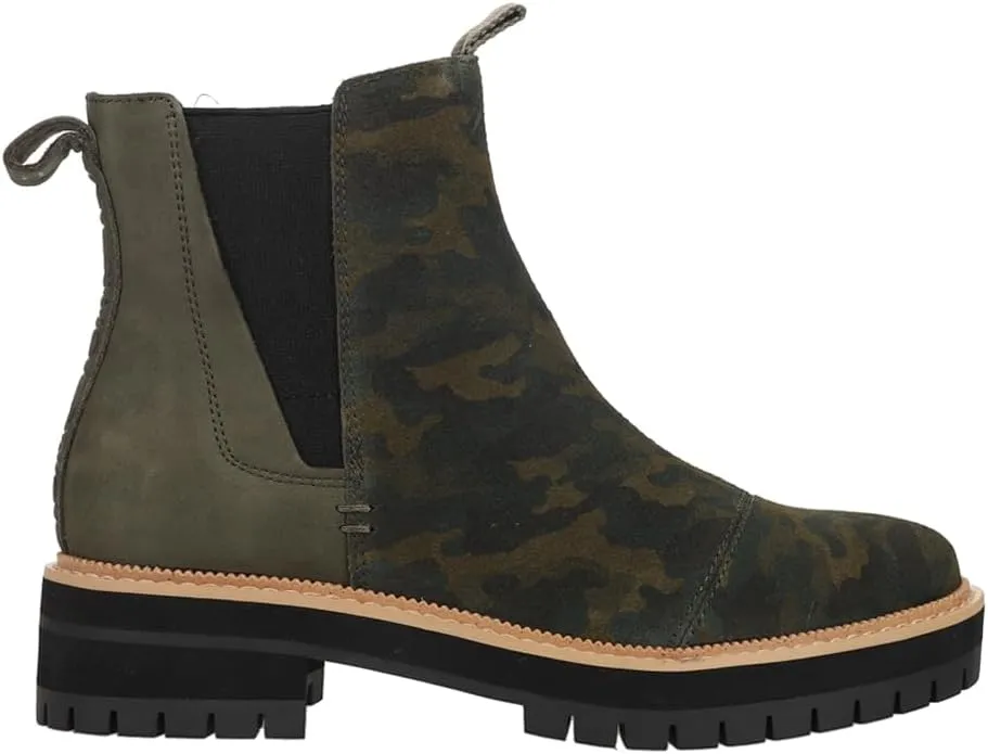 TOMS Womens Forest Camouflage Dakota Casual Boots - Green