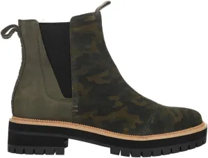 TOMS Womens Forest Camouflage Dakota Casual Boots - Green