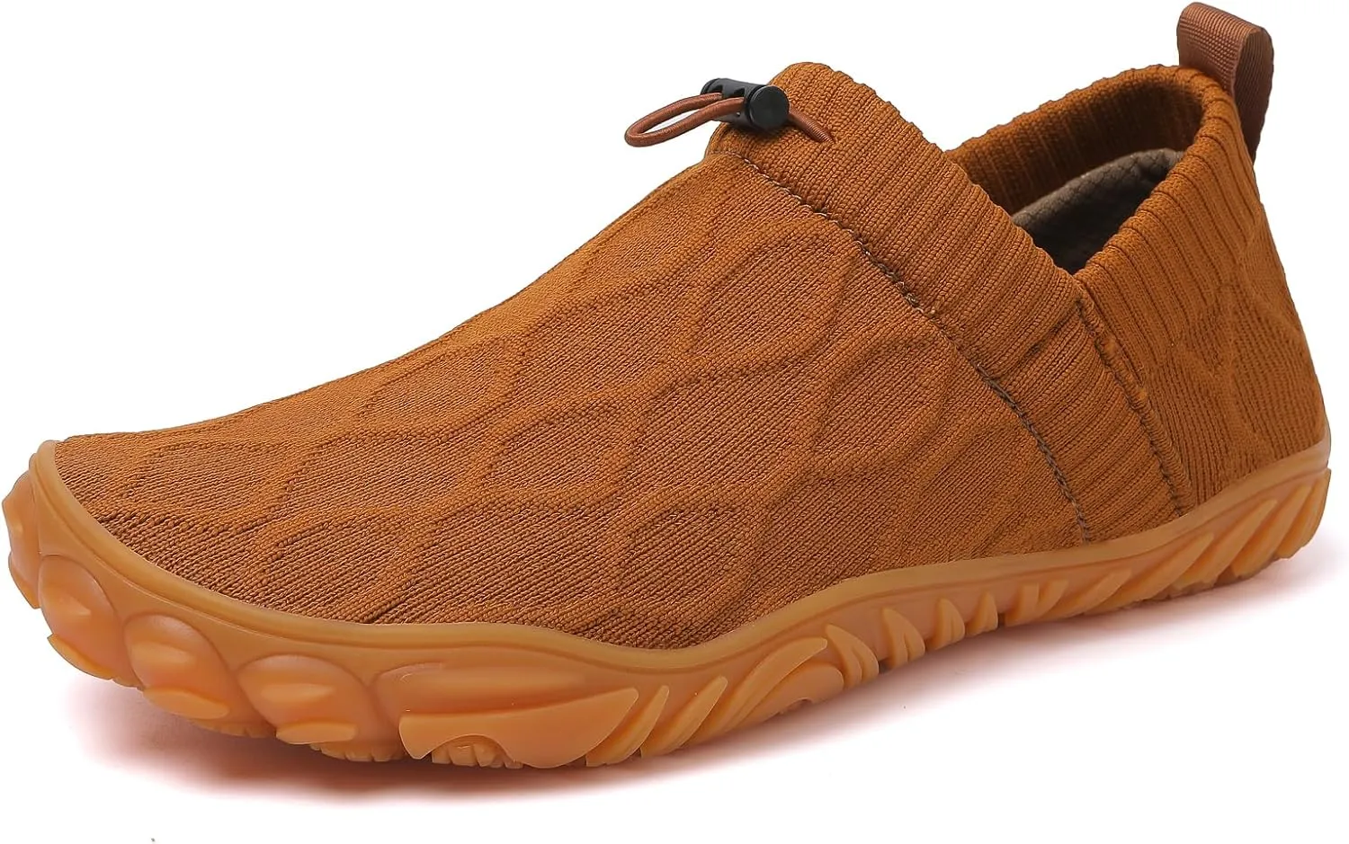 Tongzone Men's Wide Toe Box Barefoot Shoes Slip-On Running Sneakers Trail-Runners Zero Drop Sole Walking Shoes