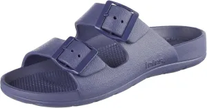 Totes Women's Everywear Adjustable Double Buckle Slide Sandal