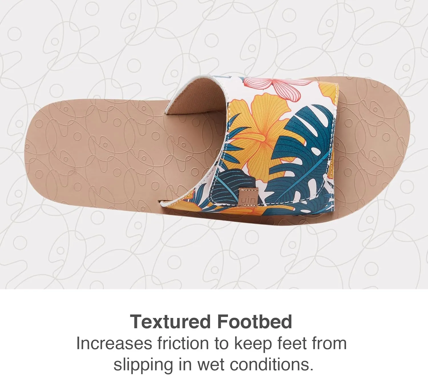 UIN Women's Flip Flops Thong Sandals Beach Summer Casual Art Painted Travel Comfort Slippers Non Slip