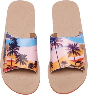 UIN Women's Flip Flops Thong Sandals Beach Summer Casual Art Painted Travel Comfort Slippers Non Slip