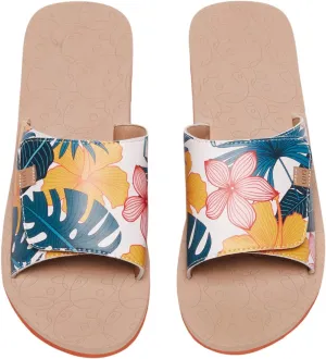 UIN Women's Flip Flops Thong Sandals Beach Summer Casual Art Painted Travel Comfort Slippers Non Slip