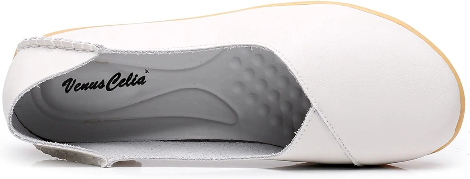 VenusCelia Women's Bare Walking Flat Loafer