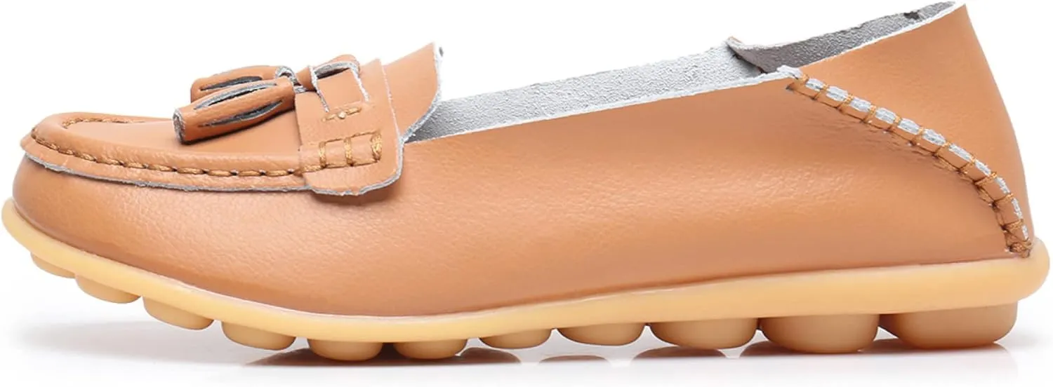 VenusCelia Women's Lantern Comfort Walking Flat Loafer