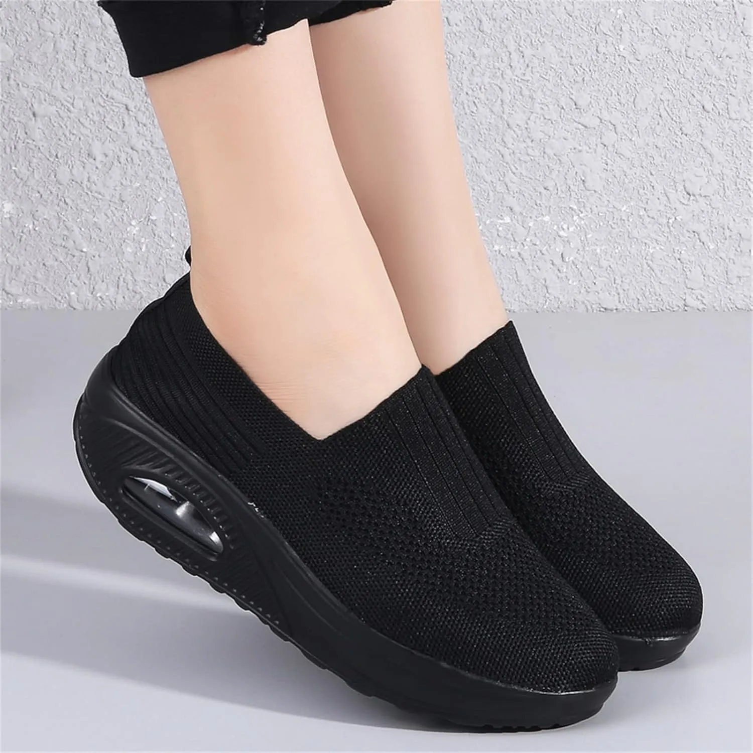 Veroders Women's Working Nurse Shoes Platform Walking Sneakers Wedges Orthotic