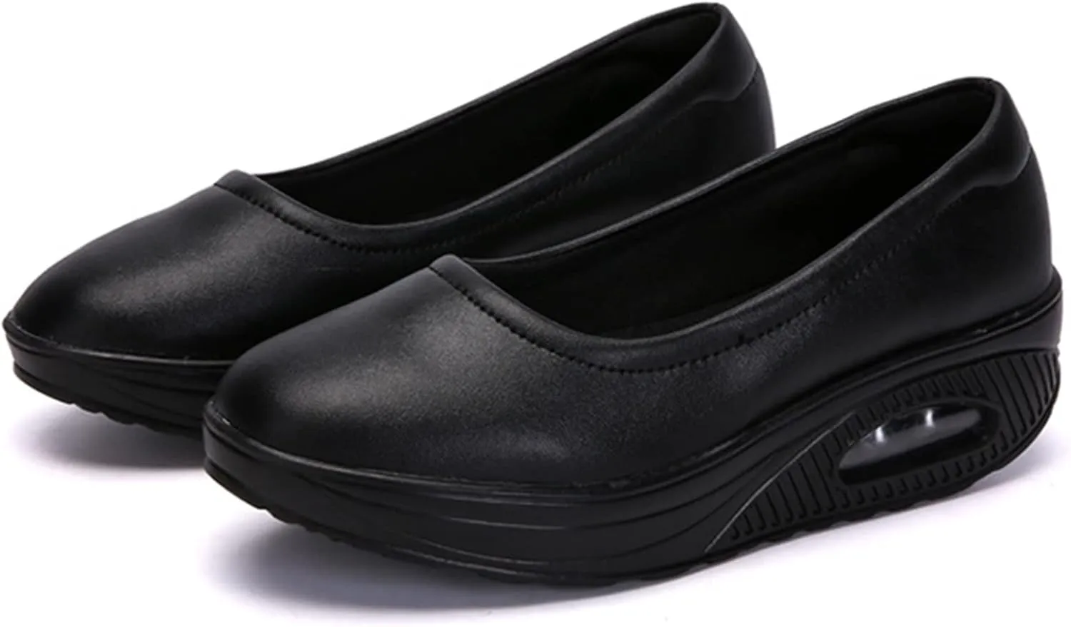 Veroders Women's Working Nurse Shoes Platform Walking Sneakers Wedges Orthotic