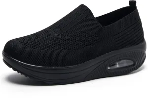 Veroders Women's Working Nurse Shoes Platform Walking Sneakers Wedges Orthotic
