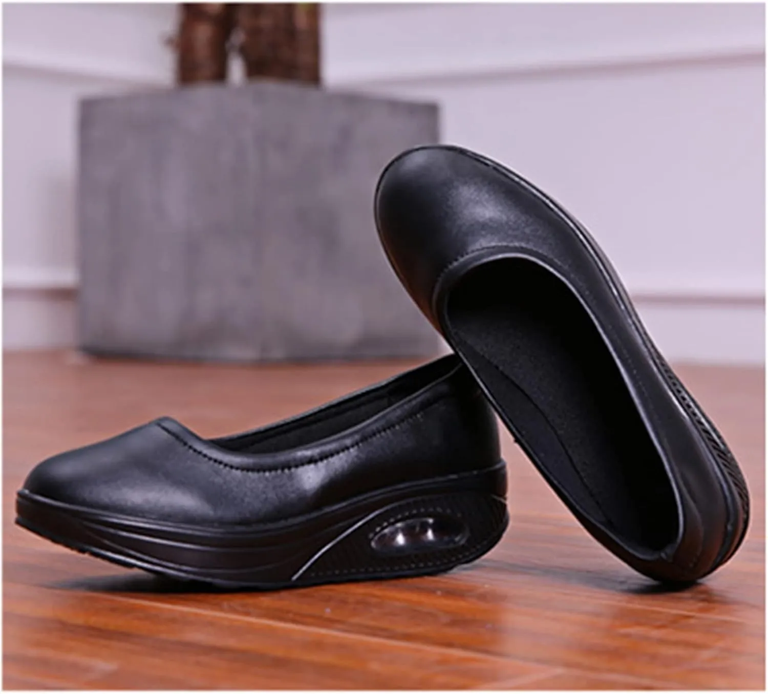 Veroders Women's Working Nurse Shoes Platform Walking Sneakers Wedges Orthotic