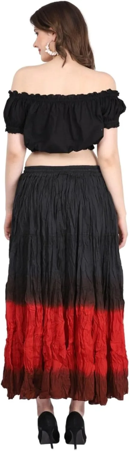 Wevez Tribal Belly Dance Fusion 12 Yard Cotton Skirt