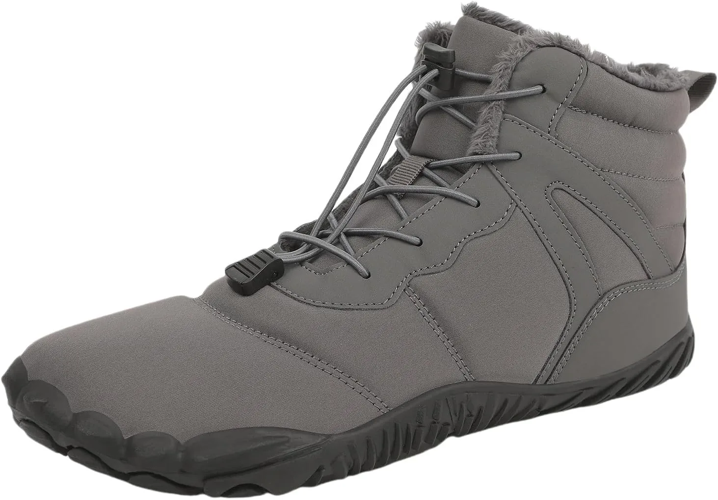 Winter Snow Boots for Women & Men | Minimalist Winter Snow Boots Barefoot | Warm Ankle Booties | Zero Drop Sole | Wide Toe Box | Slip on Sneakers | Waterproof Fur Lining Warm Snow Ankle Boots
