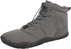 Winter Snow Boots for Women & Men | Minimalist Winter Snow Boots Barefoot | Warm Ankle Booties | Zero Drop Sole | Wide Toe Box | Slip on Sneakers | Waterproof Fur Lining Warm Snow Ankle Boots