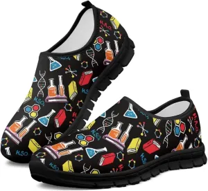 Women Casual Shoes Slip On Loafers Non Slip Lightweight Walking Shoes Thank You Gifts for School Teachers Black Sole Size 5.5-11.5