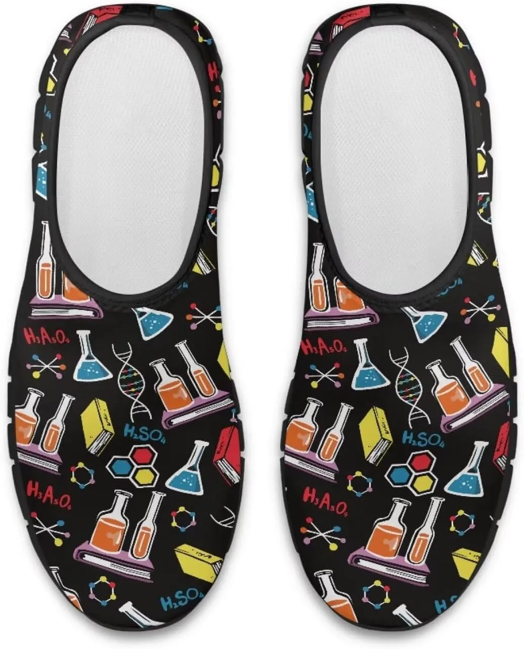 Women Casual Shoes Slip On Loafers Non Slip Lightweight Walking Shoes Thank You Gifts for School Teachers Black Sole Size 5.5-11.5