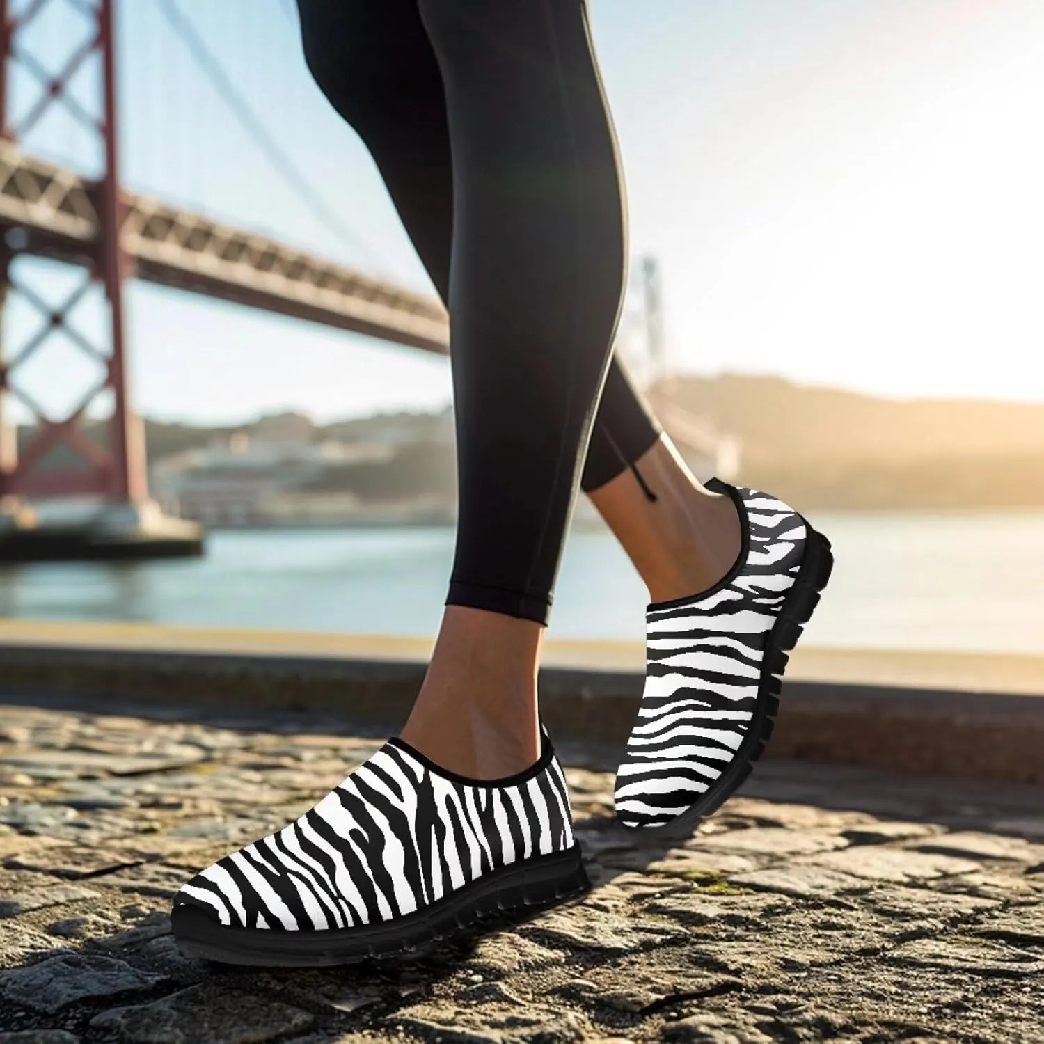 Women Fashion Art Painted Walking Sneaker Lightweight Travel Shoes