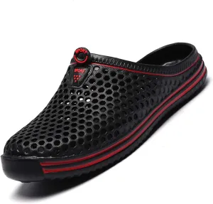 Women Garden Clogs Shoes Unisex Mesh Breathable Slippers Lightweight Summer Beach Sandals Walking Shoes