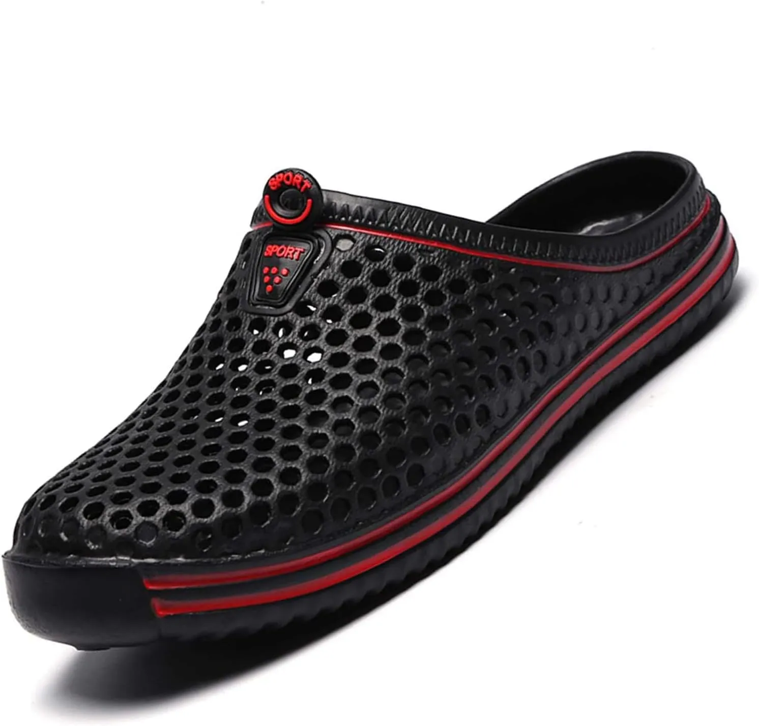 Women Garden Clogs Shoes Unisex Mesh Breathable Slippers Lightweight Summer Beach Sandals Walking Shoes