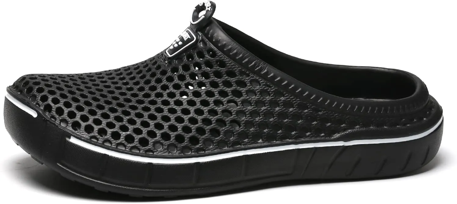Women Garden Clogs Shoes Unisex Mesh Breathable Slippers Lightweight Summer Beach Sandals Walking Shoes