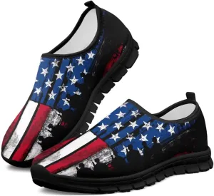 Womens Casual Sneakers Art Themed Slip On Walking Shoes for Women