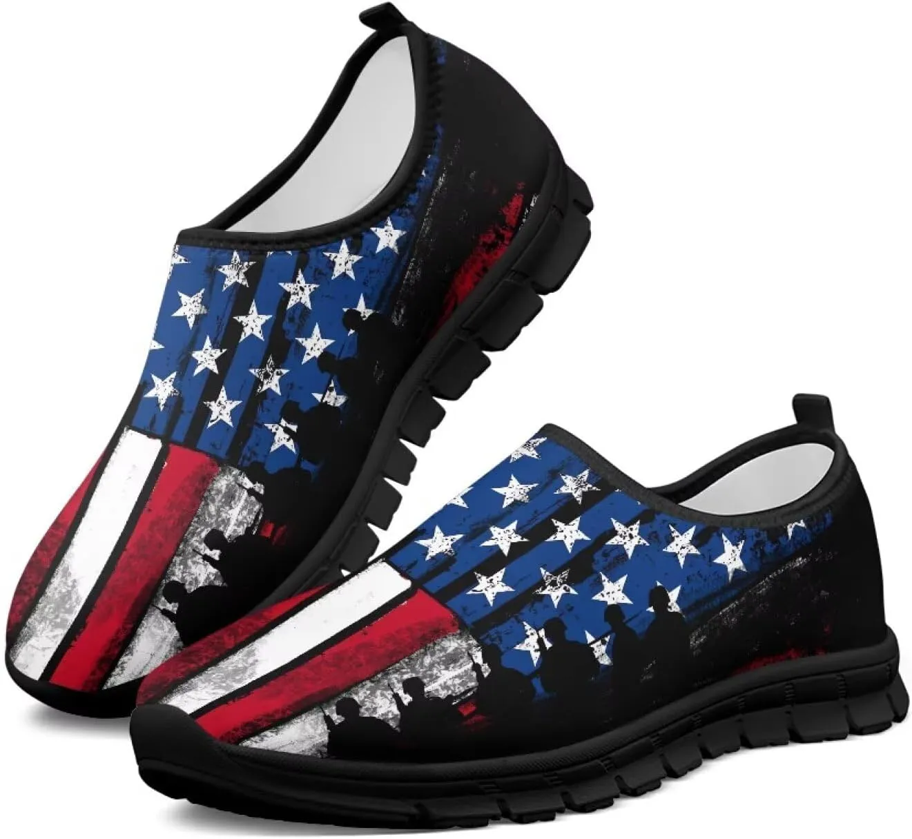 Womens Casual Sneakers Art Themed Slip On Walking Shoes for Women