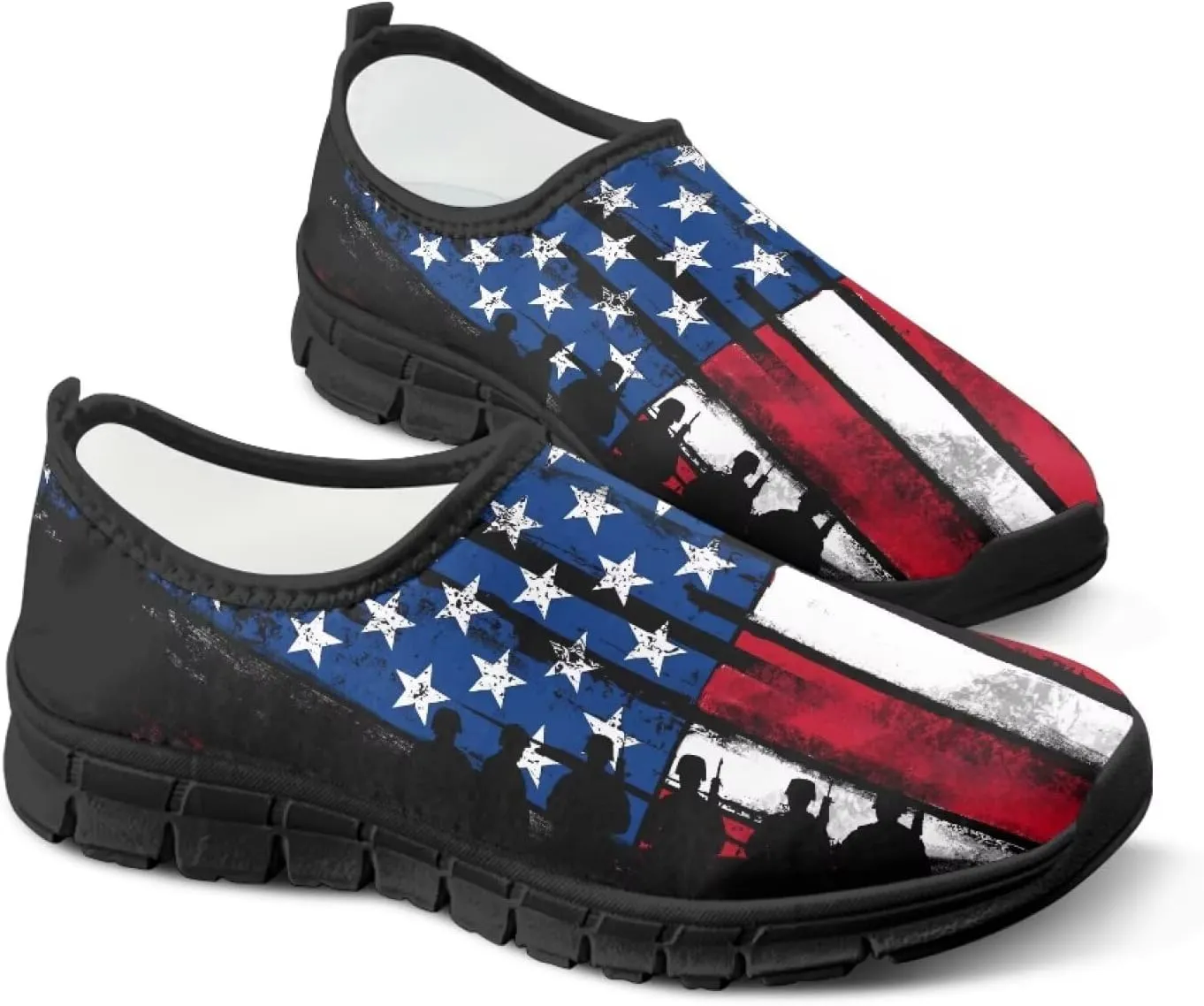 Womens Casual Sneakers Art Themed Slip On Walking Shoes for Women