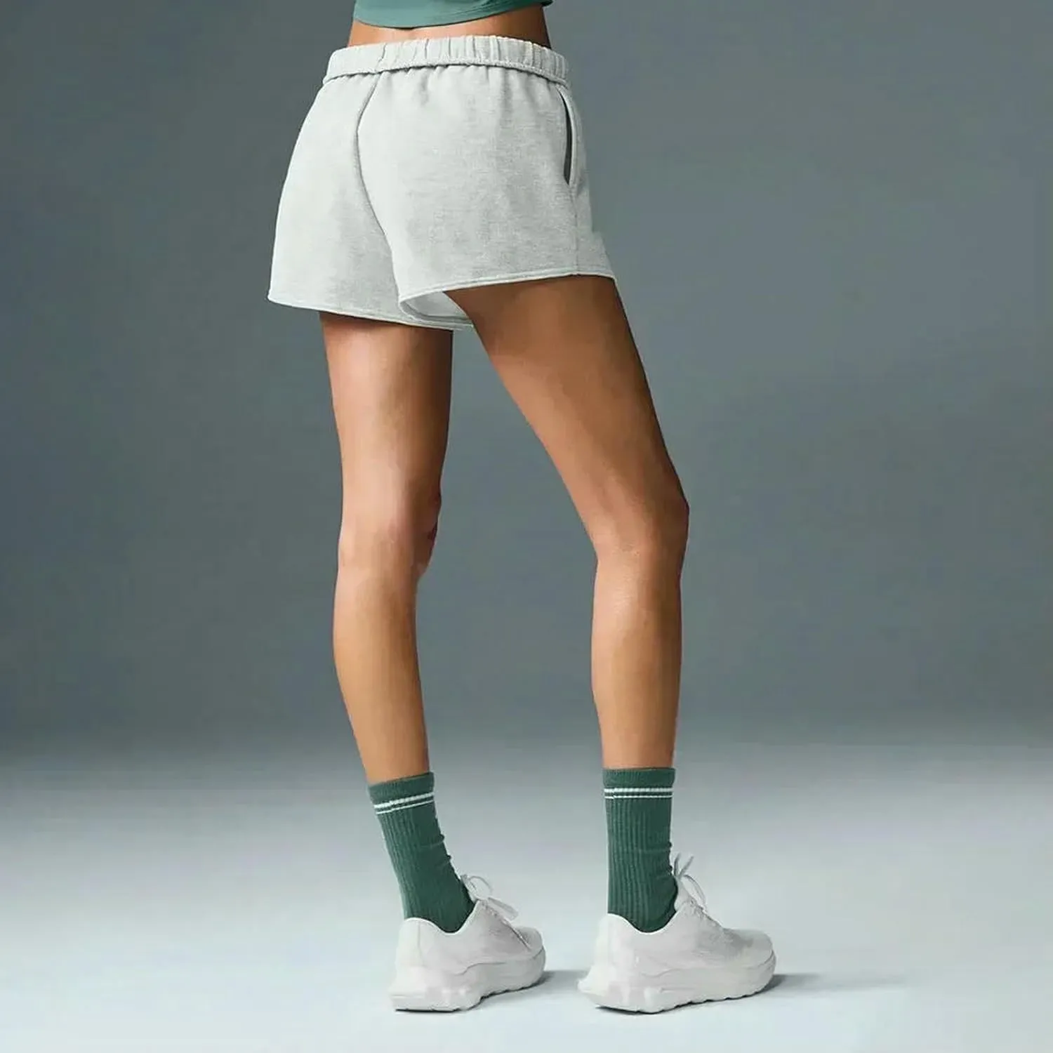 Womens Casual Sports Comfortable Cotton lace-up Pants for Women Pants and Loose Casual Training Shorts