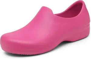 Womens Chef Clogs Kitchen Shoes Professional Slip Resistant Shoe Nursing Breathable Beach Sandals Slippers Indoor Outdoor Shoe with Arch Support Lightweight Clog