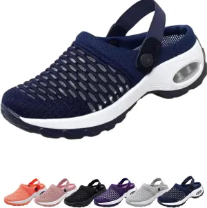 Women's Orthopedic Clogs with Air Cushion Support to Reduce Back and Knee Pressure, Walking Orthopedic Clogs for Arch Support Shoes Plantar Fasciitis Slippers Orthopedic Slip On Sandals