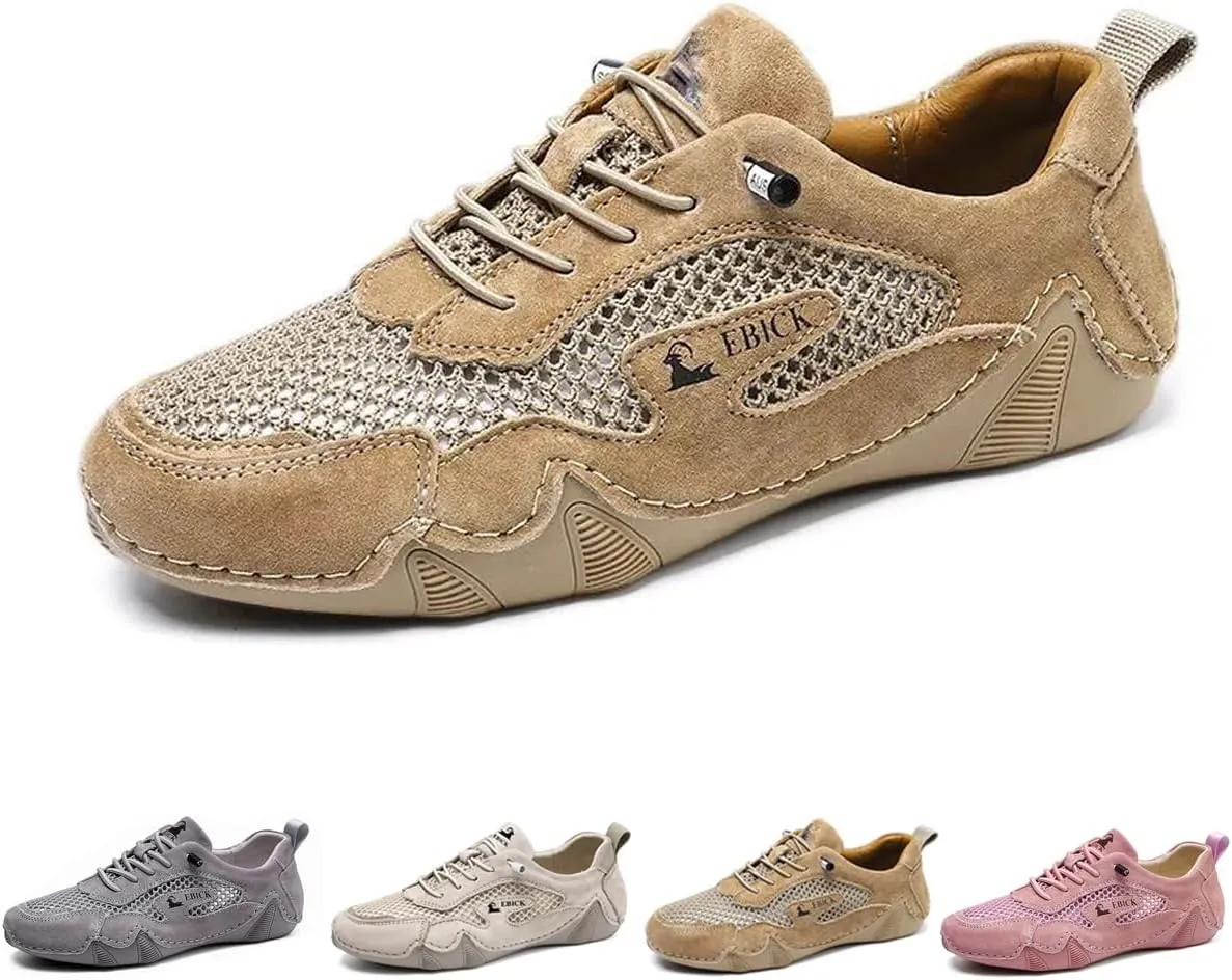 Women’S Outdoor Mesh Trail Shoes for Hiking & Walking Summer Sports Shoes Breathable Mesh Non-Slip Lightweight Casual Sneakers Italian Handmade Suede Ankle Boot