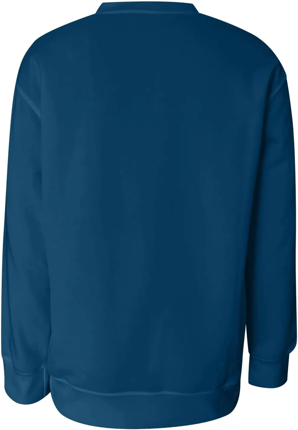 Women's Spring Casual Long Sleeve Sweatshirts Color Block/Solid/Gradient Lightweight Crew Neck Pullover Loose Fit Tunic Tops