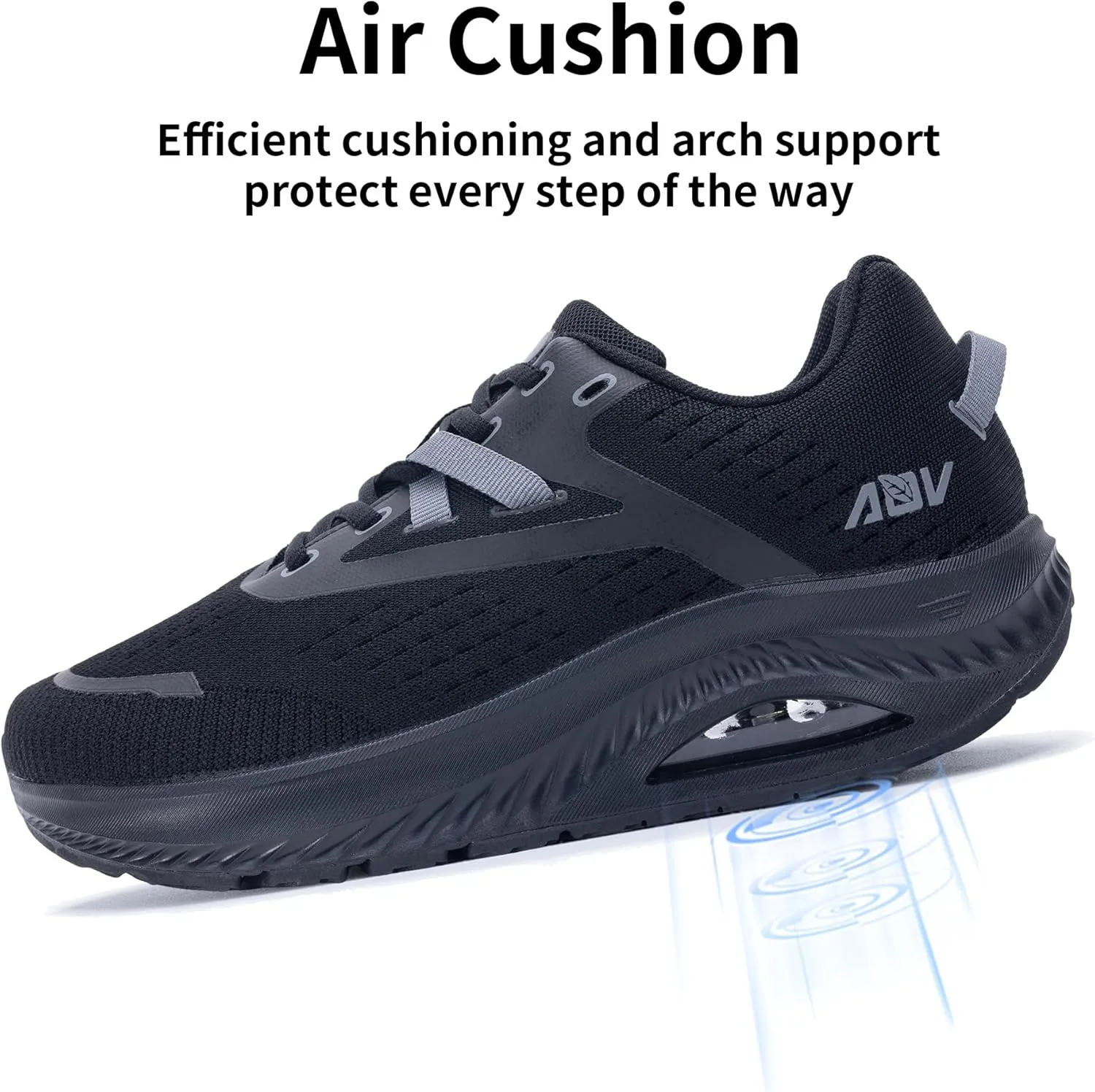 Womens Wide Toe Box Shoes Arch Support Walking Shoes Orthotic Wide Air Tennis Sneakers for Plantar Fasciitis