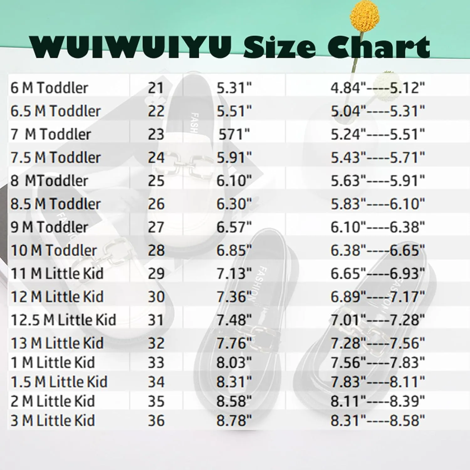 WUIWUIYUToddlers Girls Loafers Oxford Flats Casual Moccasins Slip-On School Uniform Walking Boat Dress Shoes
